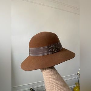 Stylish 100% Wool Hat | Brown